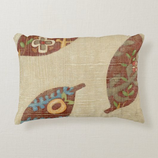 Linenテクスチ葉ャの背景に3つの アクセントクッション (正面)