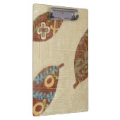 Linenテクスチ葉ャの背景に3つの クリップボード (右)