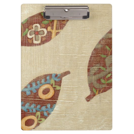 Linenテクスチ葉ャの背景に3つの クリップボード (正面)