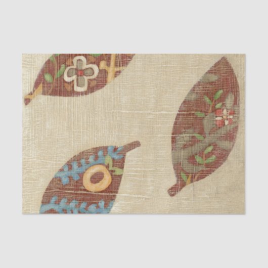 Linenテクスチ葉ャの背景に3つの 薄葉紙 (正面)