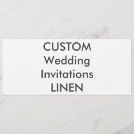 LINEN 100 lb 9.25インチx 4インチ結婚式招待状 招待状