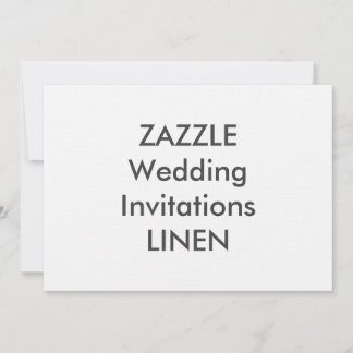 LINEN 7" x 5"結婚式招待状 招待状
