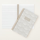 Linen Beige | Deco Fans Personalized ノートブック (内側)