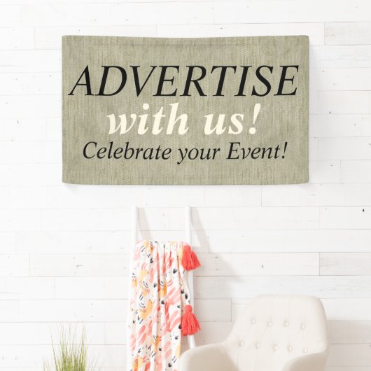 Linen Canvasシームレスパターン3 +アイディア 横断幕 (インサイチュ)