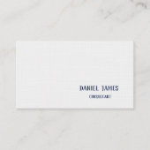 Linen Custom Business Card 名刺 (正面)