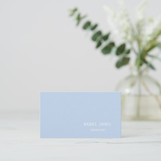 Linen Custom Business Card 名刺 (スタンド正面)