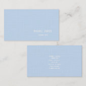 Linen Custom Business Card 名刺 (正面/裏面)