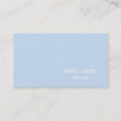 Linen Custom Business Card 名刺 (正面)