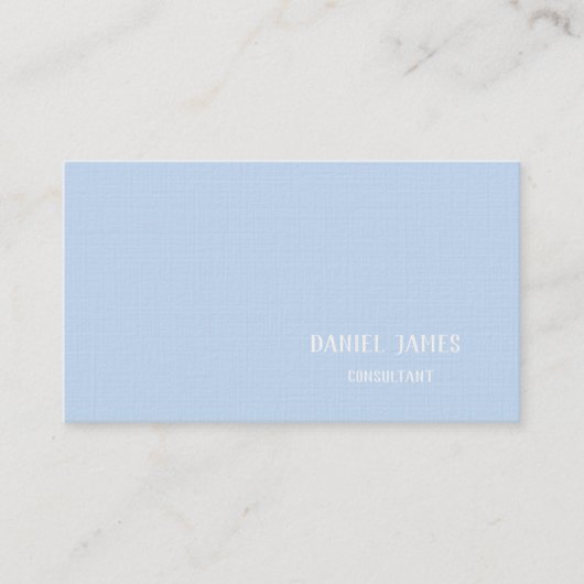 Linen Custom Business Card 名刺 (正面)