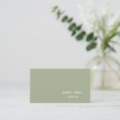 Linen Custom Business Card 名刺 (スタンド正面)
