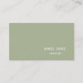 Linen Custom Business Card 名刺 (正面)