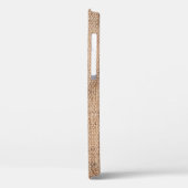 Linen duck coarse grain canvas crumpled vignette t Case-Mate iPhoneケース (裏面 / 左)
