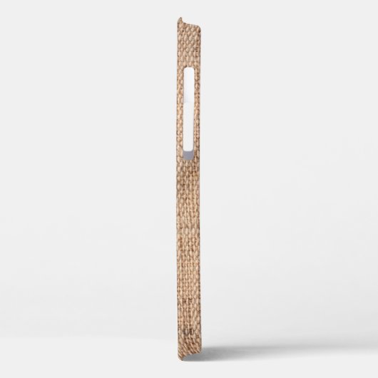 Linen duck coarse grain canvas crumpled vignette t Case-Mate iPhoneケース (裏面 / 左)