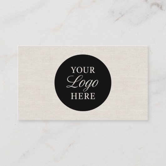 Linen Professional QR Code Company Logo  名刺 (裏面)