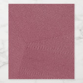 Lines Dark Burgundy ワインラベル (シングルラベル)