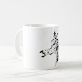 Lines in Motion – シルケンウィンドハウンド コーヒーマグカップ (正面左)