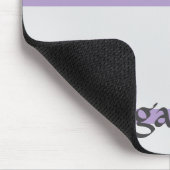 Lines in Pink and Lines in Orange マウスパッド (コーナー)