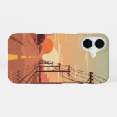 Lines Into Distance iPhone 16ケース (裏面横)