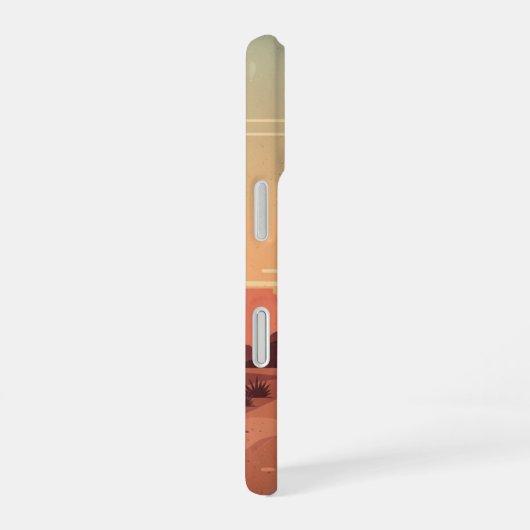 Lines Into Distance iPhone 16ケース (右側面)