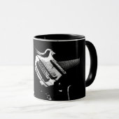 Lines of Music - Guitar Mug マグカップ (正面右)