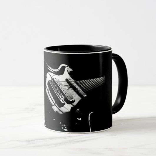 Lines of Music - Guitar Mug マグカップ (正面右)