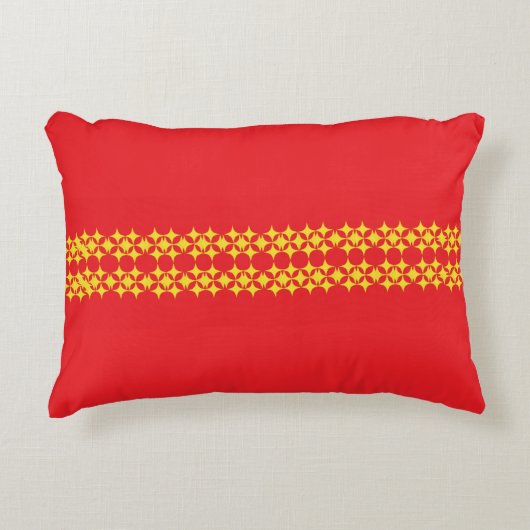 Lines of Stars Accent Pillow アクセントクッション (正面)