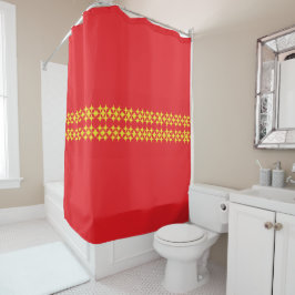 Lines of Stars Shower Curtain シャワーカーテン