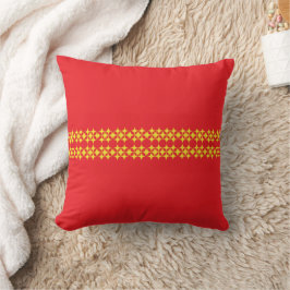 Lines of Stars Throw Pillow クッション