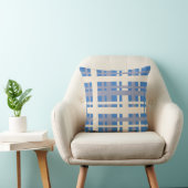 Lines Pattern Throw Pillow クッション (椅子)