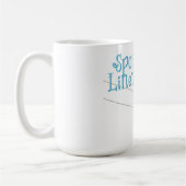 Linewifeのだめにされたマグ{青かブラウン} コーヒーマグカップ (左)