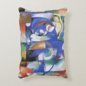 Ling Bull by Franz Marc, Cubism Artヴィンテージ アクセントクッション (正面(垂直))