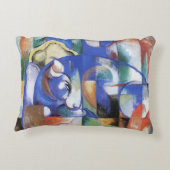 Ling Bull by Franz Marc, Cubism Artヴィンテージ アクセントクッション (裏面)