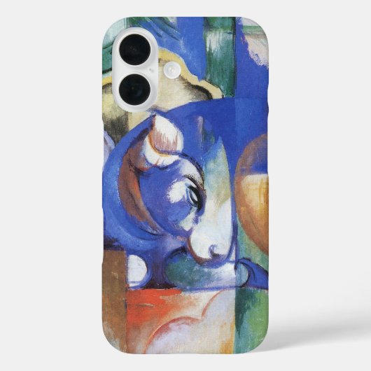 Ling Bull by Franz Marc, Cubism Artヴィンテージ Case-Mate iPhoneケース (裏面)