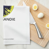Linge de cuisine - blason de L'Aigle - Normandie キッチンタオル (四つ折り)