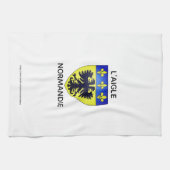 Linge de cuisine - blason de L'Aigle - Normandie キッチンタオル (横)