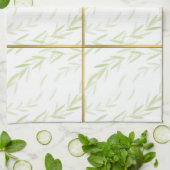 Linge de cuisine botanique – Chic and minimalist キッチンタオル (折り畳み)