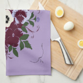 Linge de Cuisine Bouquet de Violettes キッチンタオル (四つ折り)