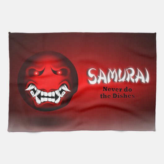 Linge De Cuisine Samouraïmoji キッチンタオル (横)