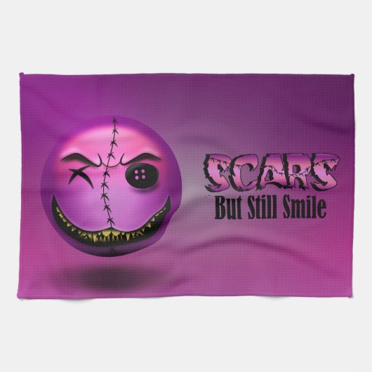 Linge De Cuisine Scarmoji キッチンタオル (横)