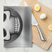 Linge De Cuisine Skullmoji キッチンタオル (四つ折り)