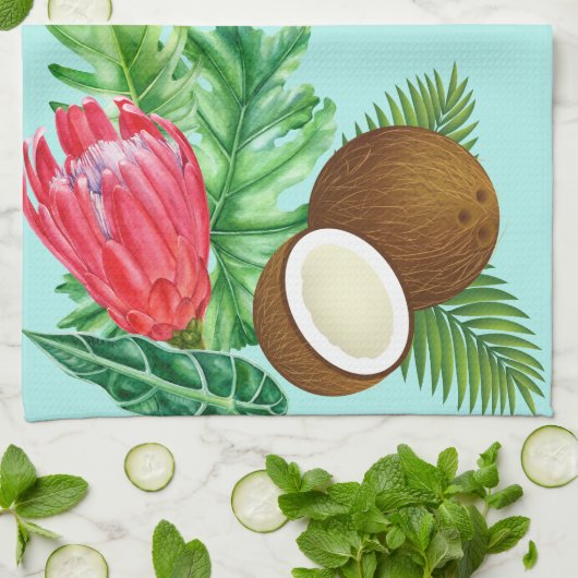 Linge de cuisine Tropical キッチンタオル (折り畳み)