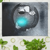 Linge De Cuisine Walkermoji Vintage キッチンタオル (折り畳み)