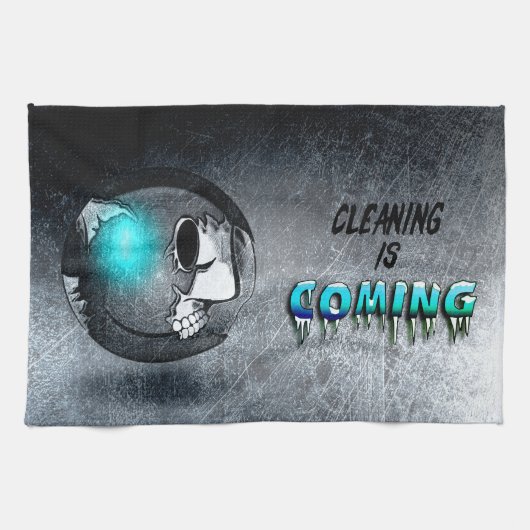 Linge De Cuisine Walkermoji Vintage キッチンタオル (横)