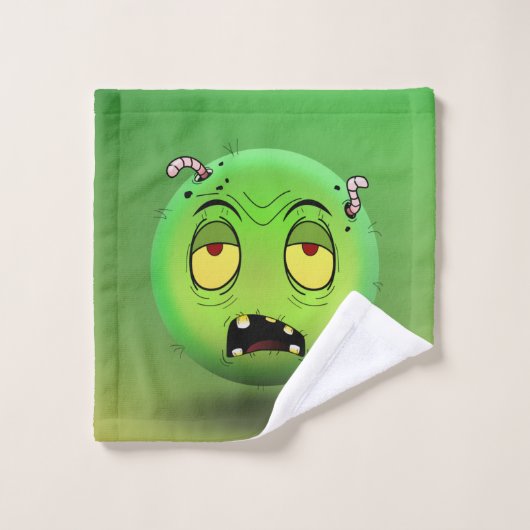 Linge de toilette Zombiemoji ウォッシュタオル (ウォッシュタオル)