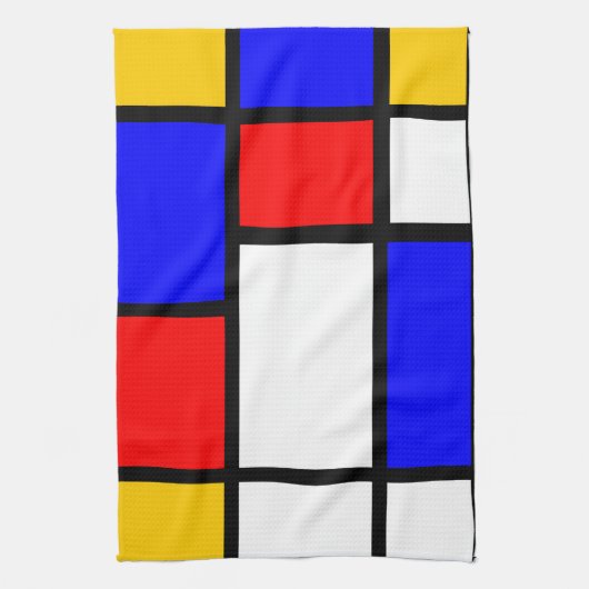 Linge maison style Mondrian キッチンタオル (縦)