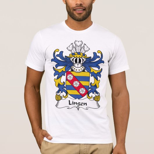 Lingenの家紋 Tシャツ (正面)