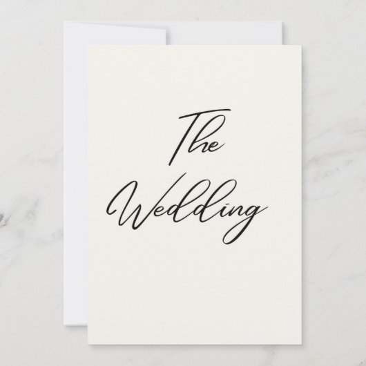 Lingerie Party with dress wedding  招待状 (裏面)