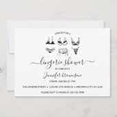 Lingerie shower 招待状 (正面)