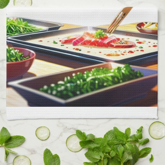 Linges de cuisine キッチンタオル (折り畳み)