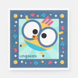 Lingokids Party Paper Napkins with Billy スタンダードランチョンナプキン